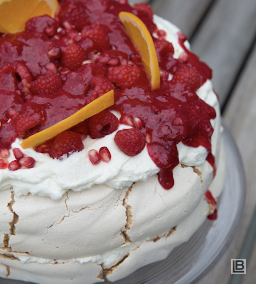 White Chocolate Pavlova